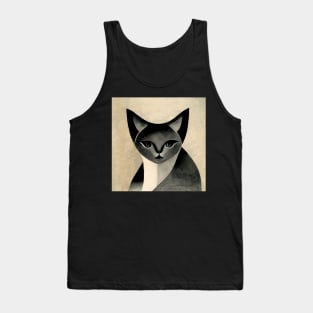 Jazz Age Cat Tank Top